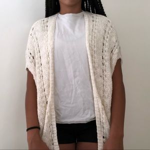 off white cardigan